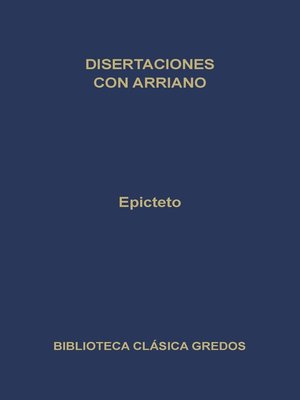 cover image of Disertaciones por Arriano
